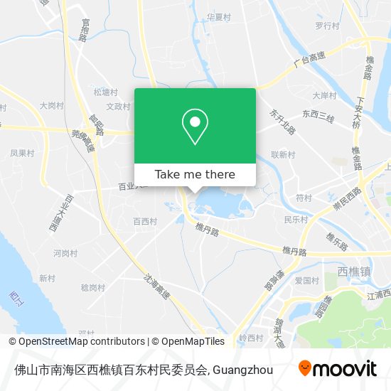 佛山市南海区西樵镇百东村民委员会 map