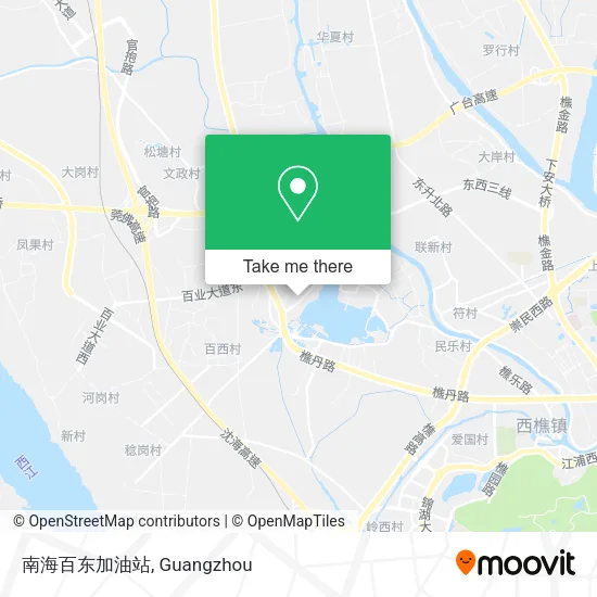 南海百东加油站 map