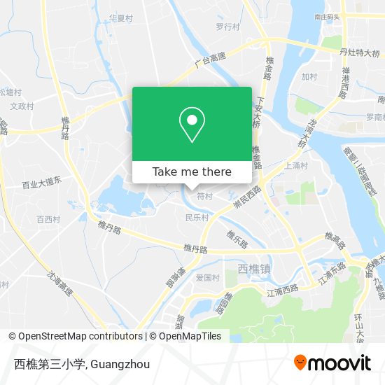 西樵第三小学 map