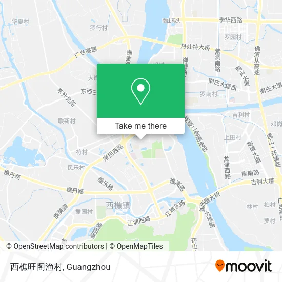 西樵旺阁渔村 map