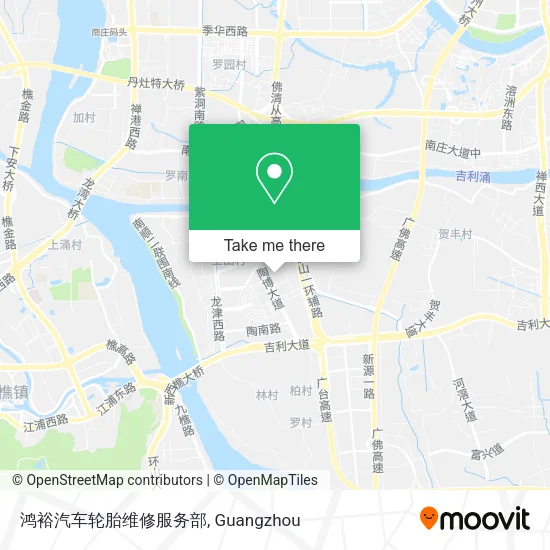 鸿裕汽车轮胎维修服务部 map