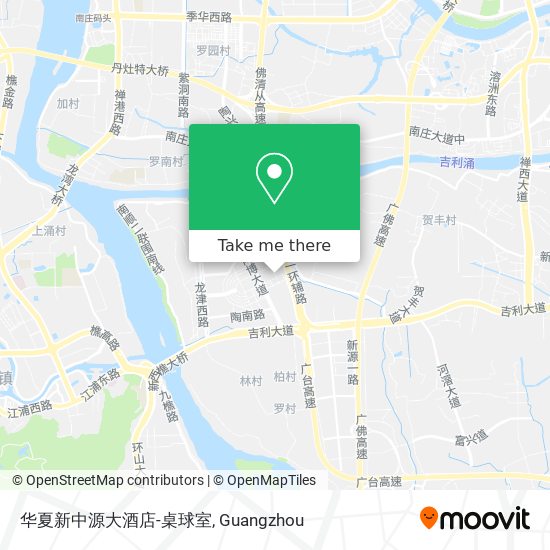 华夏新中源大酒店-桌球室 map