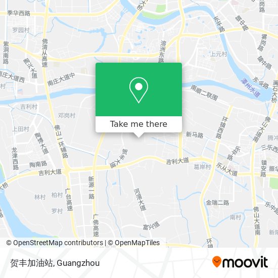贺丰加油站 map