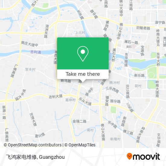 飞鸿家电维修 map