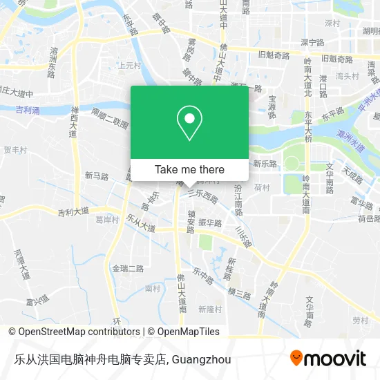 乐从洪国电脑神舟电脑专卖店 map