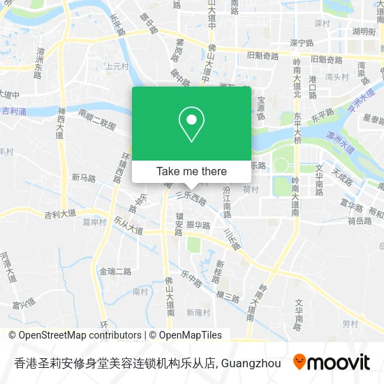 香港圣莉安修身堂美容连锁机构乐从店 map
