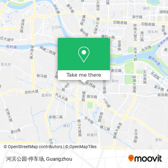 河滨公园-停车场 map