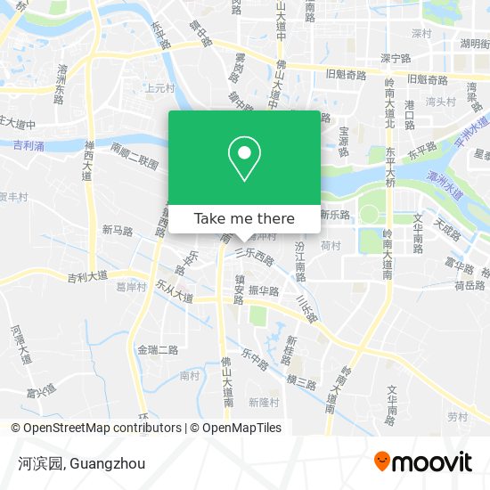 河滨园 map