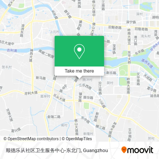 顺德乐从社区卫生服务中心-东北门 map