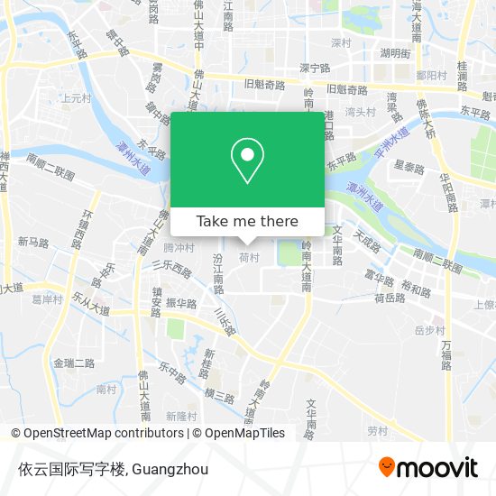 依云国际写字楼 map