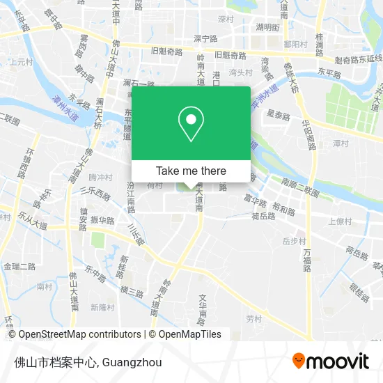 佛山市档案中心 map