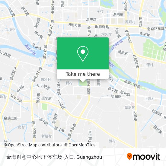 金海创意中心地下停车场-入口 map