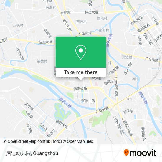 启迪幼儿园 map