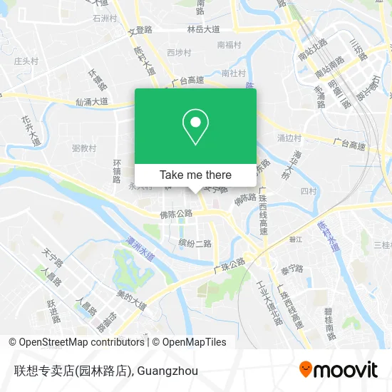 联想专卖店(园林路店) map