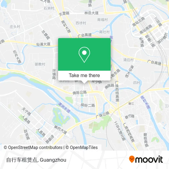 自行车租赁点 map