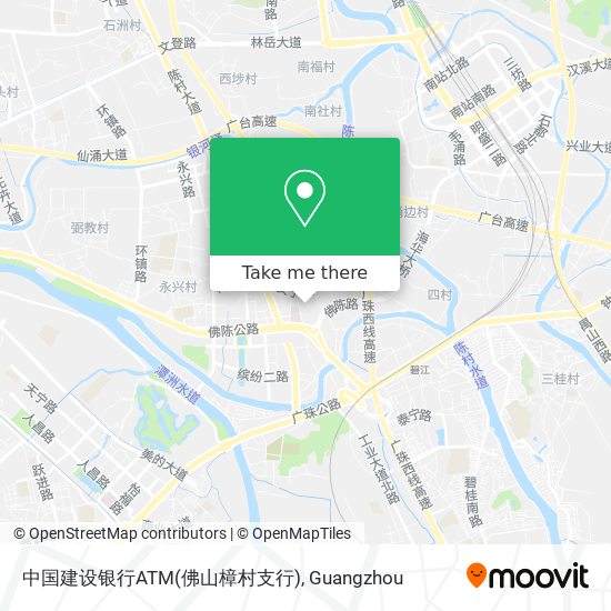 中国建设银行ATM(佛山樟村支行) map