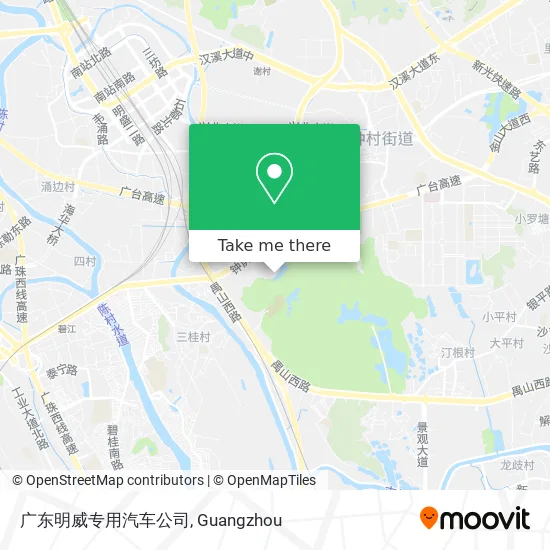 广东明威专用汽车公司 map