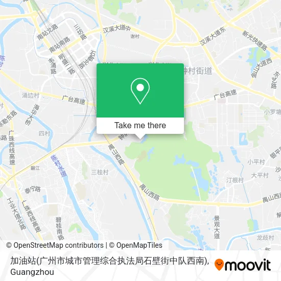 加油站(广州市城市管理综合执法局石壁街中队西南) map