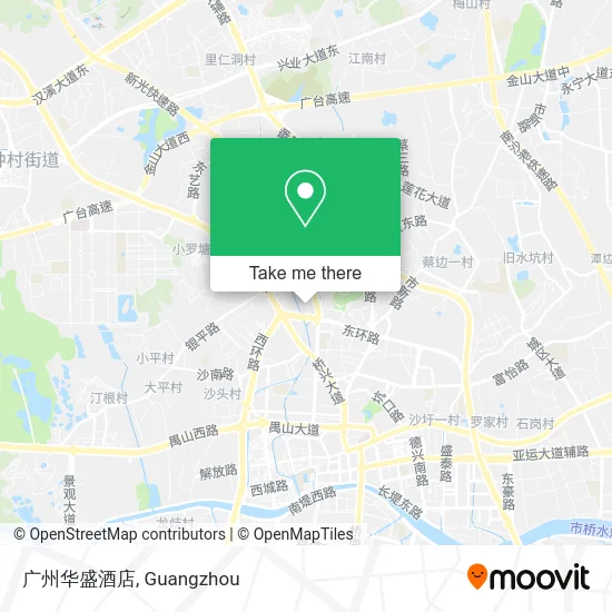 广州华盛酒店 map