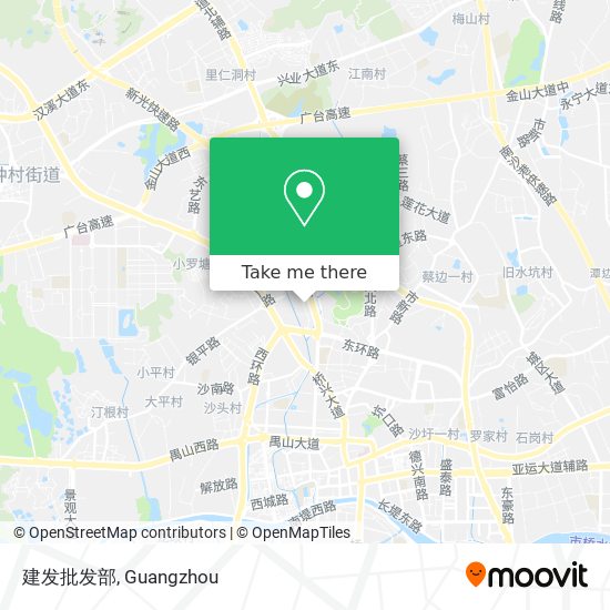 建发批发部 map