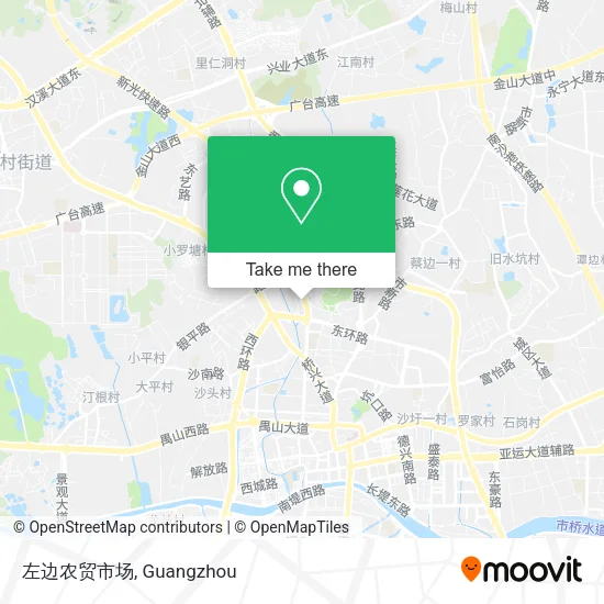 左边农贸市场 map
