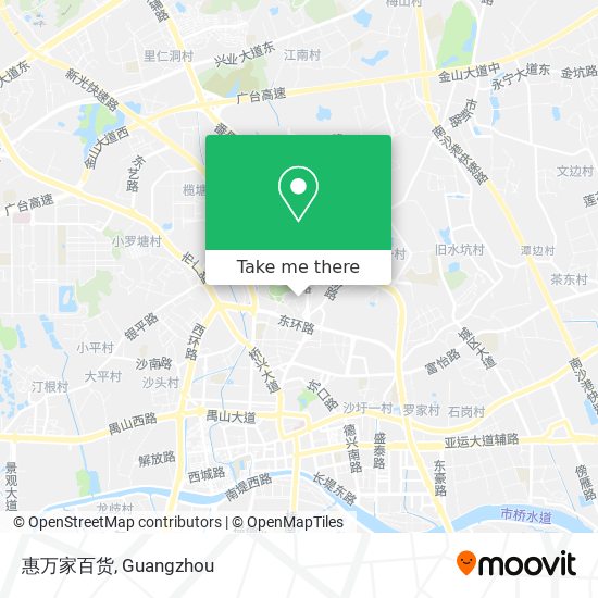惠万家百货 map