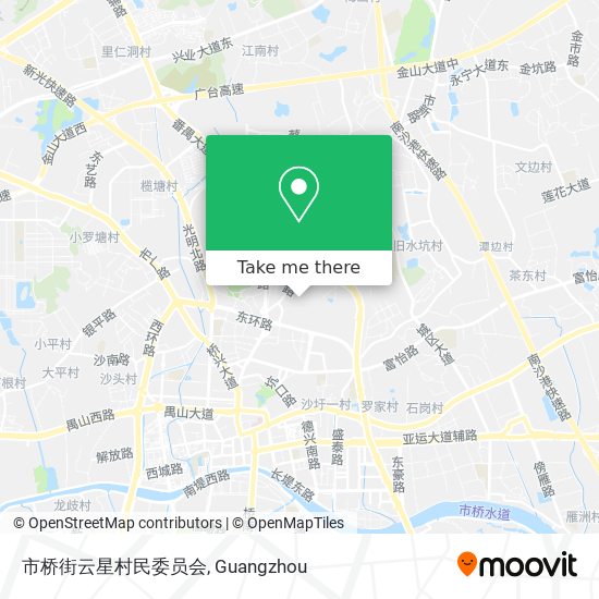 市桥街云星村民委员会 map