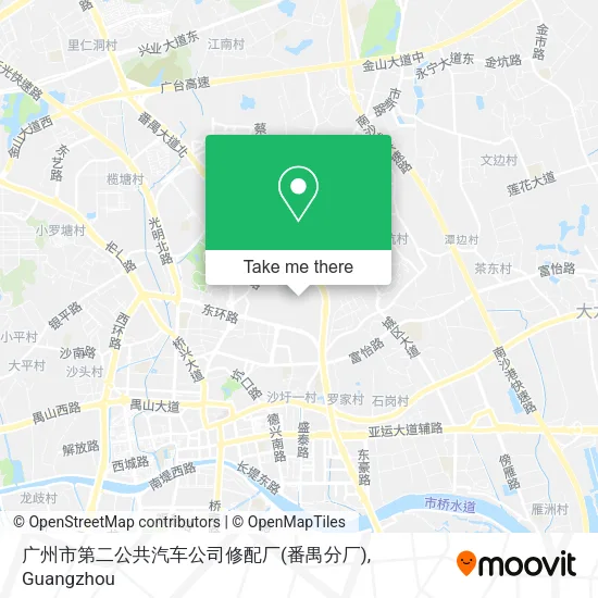 广州市第二公共汽车公司修配厂(番禺分厂) map
