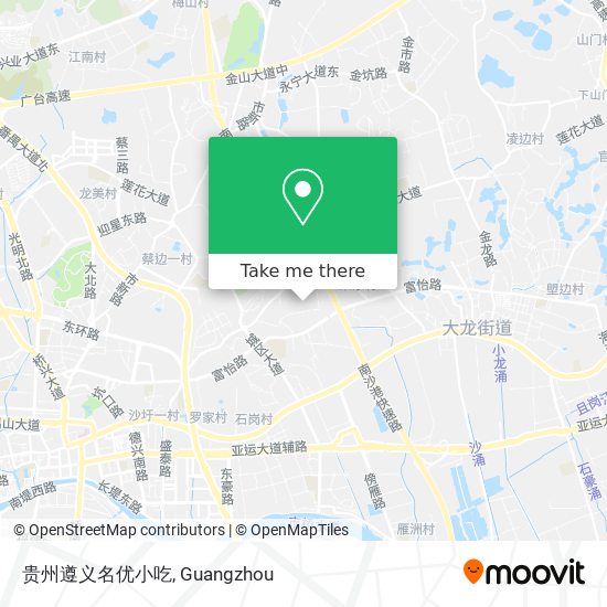 贵州遵义名优小吃 map