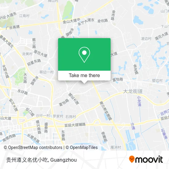 贵州遵义名优小吃 map