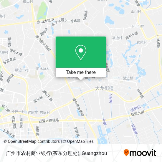 广州市农村商业银行(茶东分理处) map