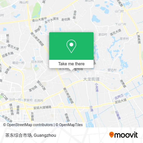 茶东综合市场 map