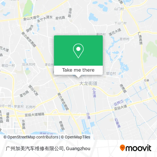 广州加美汽车维修有限公司 map
