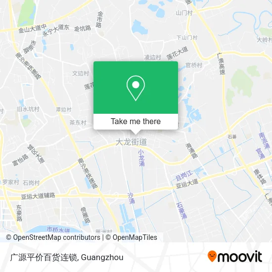 广源平价百货连锁 map