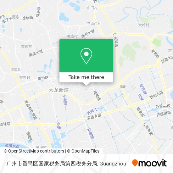 广州市番禺区国家税务局第四税务分局 map