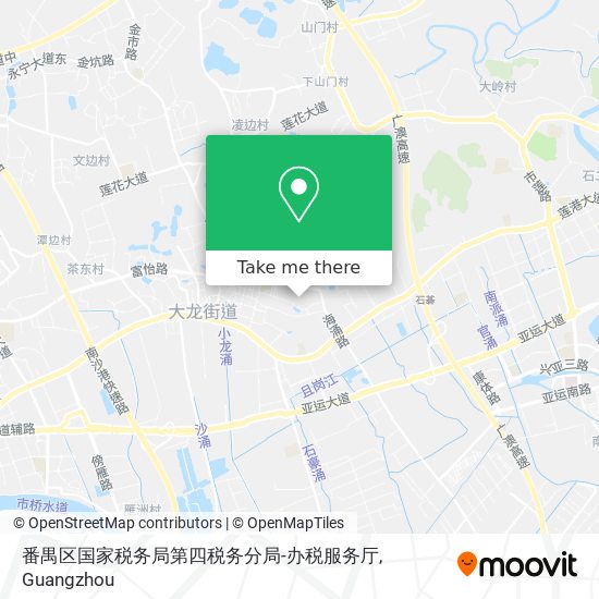番禺区国家税务局第四税务分局-办税服务厅 map