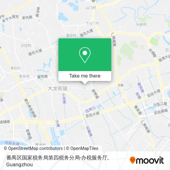 番禺区国家税务局第四税务分局-办税服务厅 map