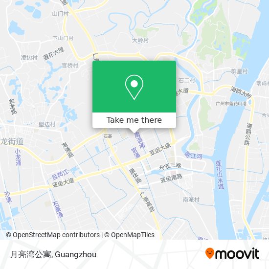 月亮湾公寓 map