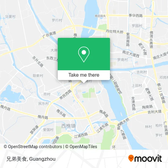 兄弟美食 map