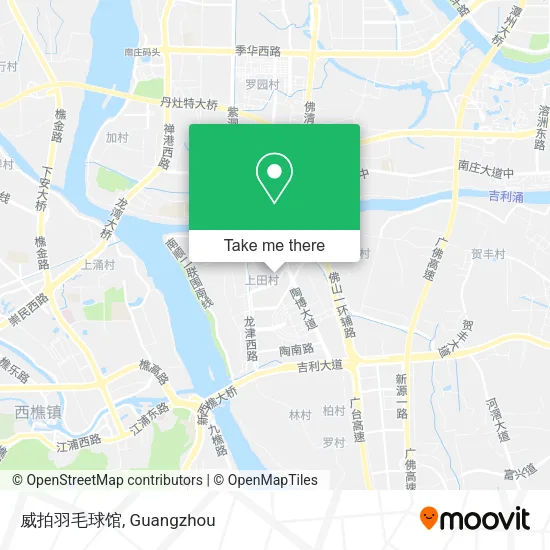 威拍羽毛球馆 map