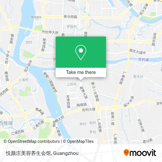 悦颜庄美容养生会馆 map