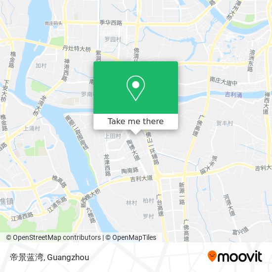 帝景蓝湾 map
