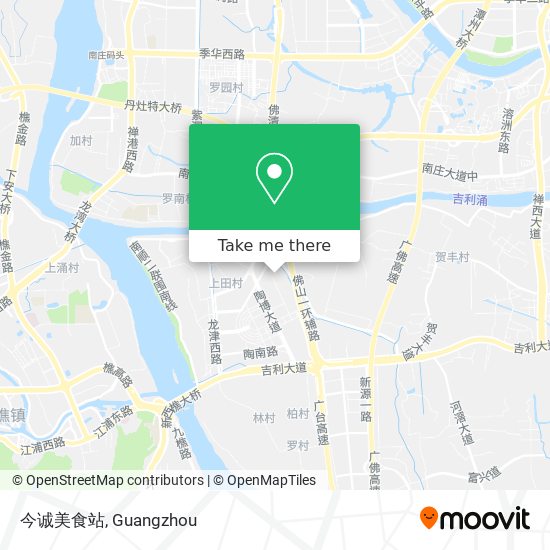 今诚美食站 map