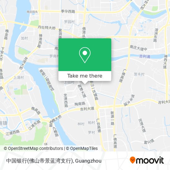 中国银行(佛山帝景蓝湾支行) map
