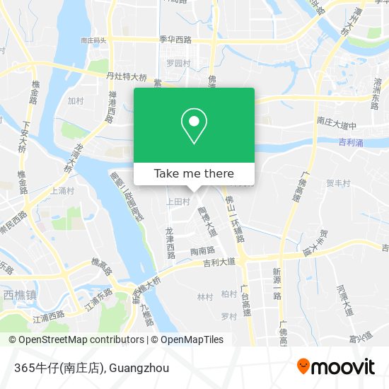 365牛仔(南庄店) map