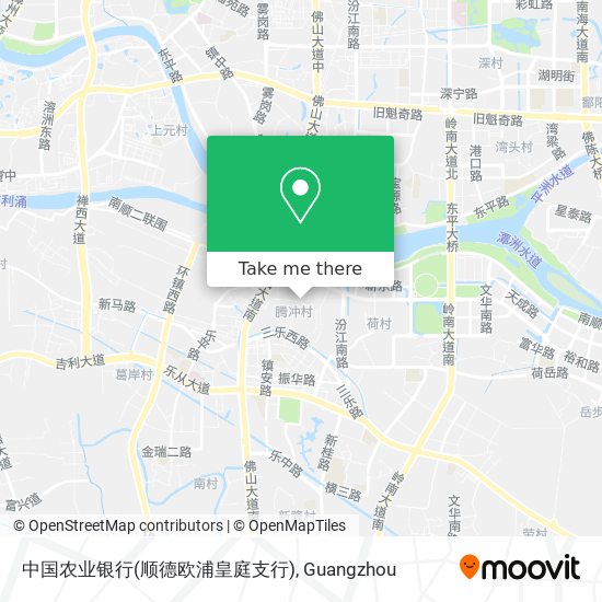 中国农业银行(顺德欧浦皇庭支行) map