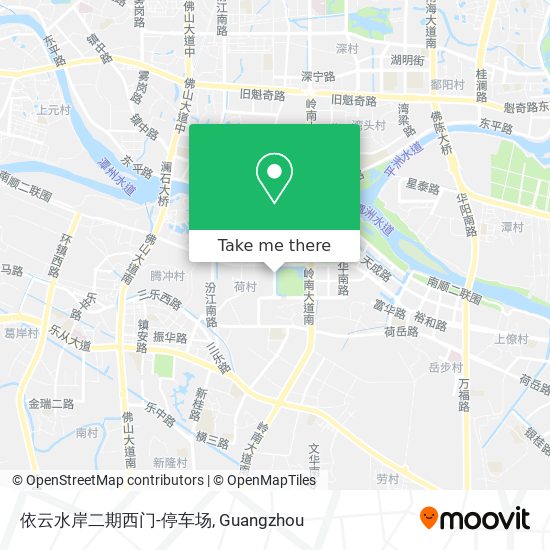 依云水岸二期西门-停车场 map