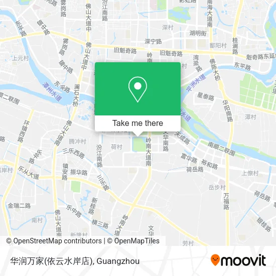华润万家(依云水岸店) map