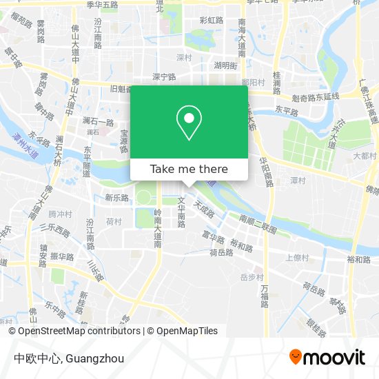 中欧中心 map