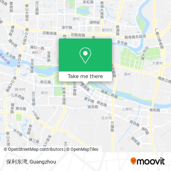 保利东湾 map